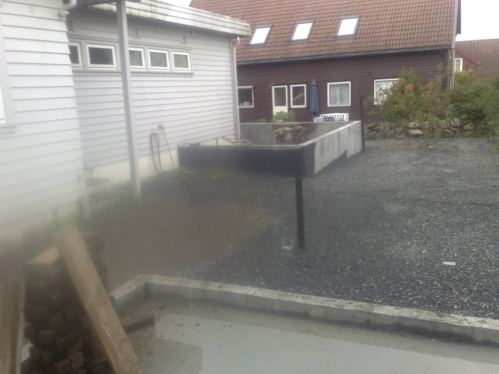 innkjørsel med grus