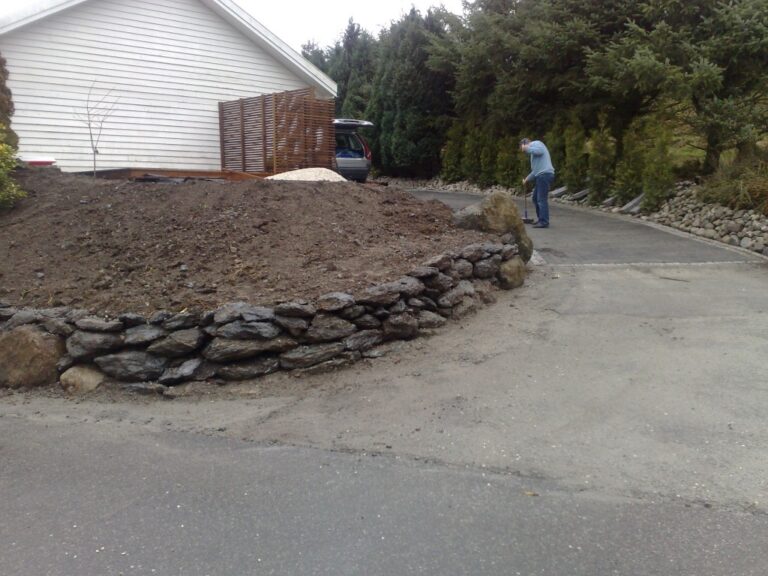 skråning klar for planting